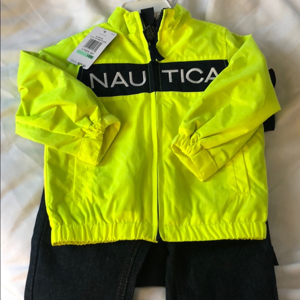 Nautica toddler boys 3 piece outfit